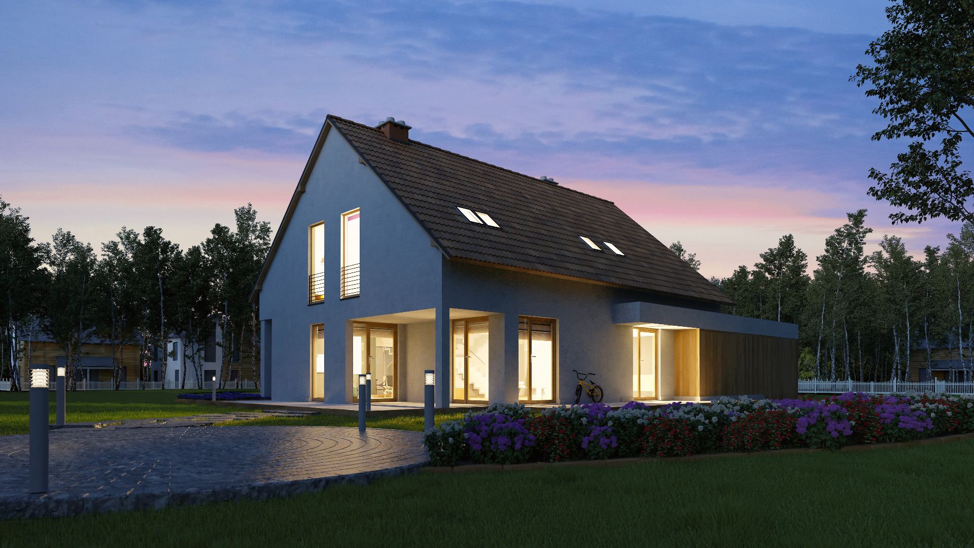 Einfamilienhaus mit scimmo Live-Scanner Overlay — Sofort-Schätzung Demo